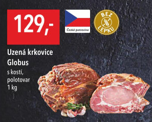 Uzená krkovice s kostí Globus