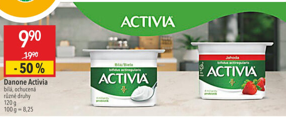 Bílý jogurt Activia Danone