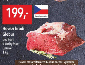 Hovězí hrudí bez kosti Globus