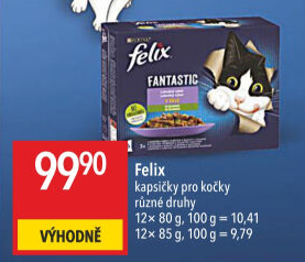 Kapsičky pro kočky Felix Purina