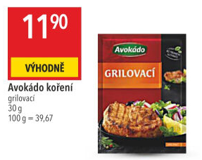 Koření Grilovací Avokádo
