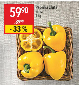 Paprika žlutá