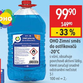Směs do ostřikovačů zimní OHO