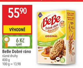 Sušenky BeBe Dobré ráno Opavia