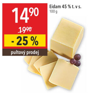 Sýr Eidam 45%