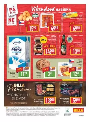 akční leták BILLA 25.10.2023-31.10.2023