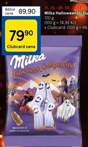 Čokoládové figurky Milka