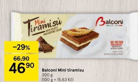 Dezert mini Tiramisu Balconi