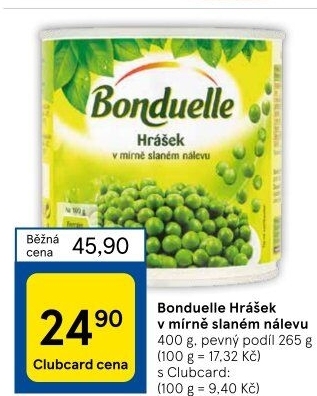 Hrášek Bonduelle