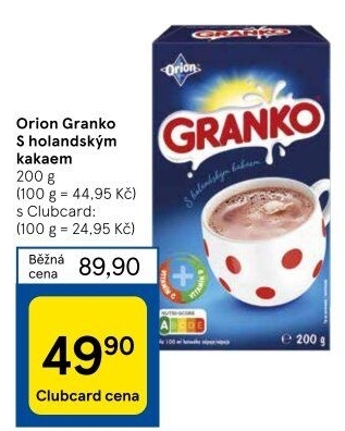 Instantní kakao Granko