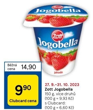 Jogurt Jogobella Zott