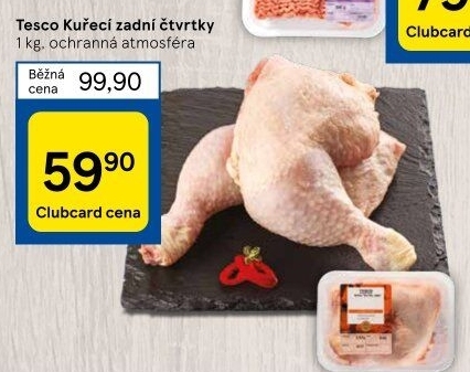 Kuřecí čtvrtky Tesco