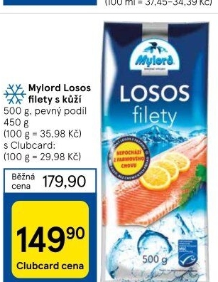Losos filety mražený Mylord