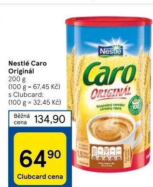 Nápoj instantní obilninový Caro Nestlé