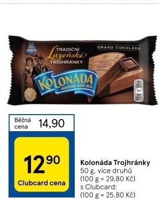 Oplatky trojhránky Kolonáda Opavia