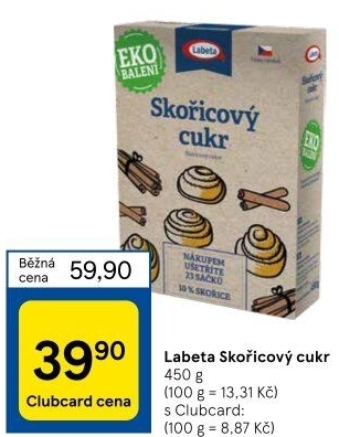 Skořicový cukr Labeta