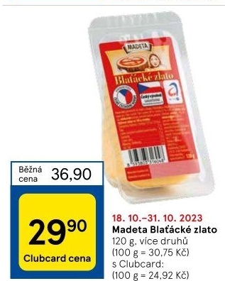 Sýr Blaťácké zlato Madeta