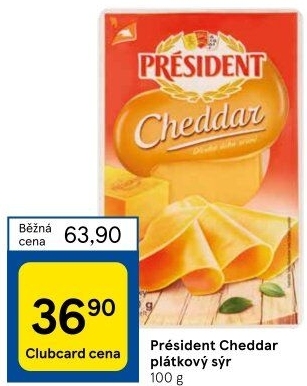 Sýr Cheddar Président