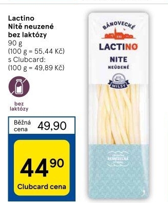 Sýrové nitě bez laktózy Bánovecké Milsy