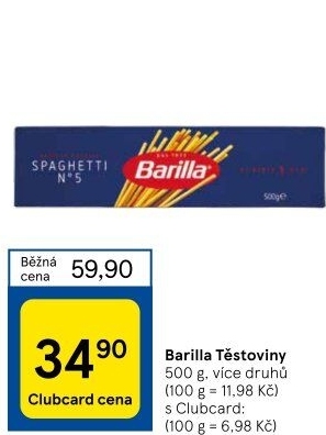 Těstoviny Barilla