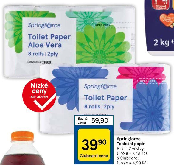 Toaletní papír 2vrstvý Springforce