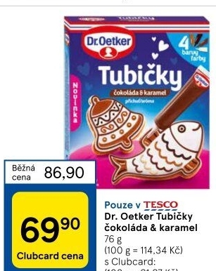 Zdobicí tubičky Dr. Oetker