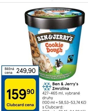 Zmrzlina v kelímku Ben&amp
