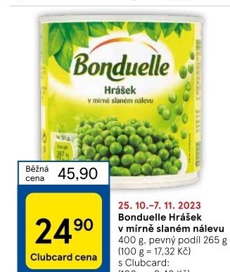 Hrášek Bonduelle