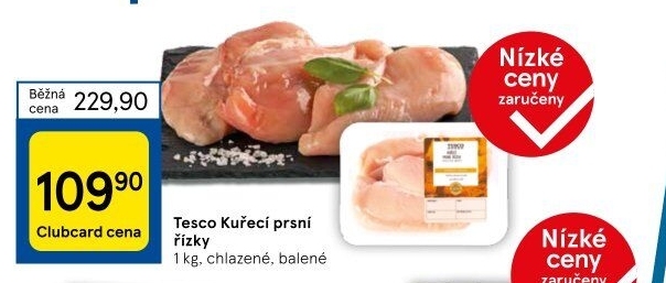 Kuřecí prsní řízky Tesco