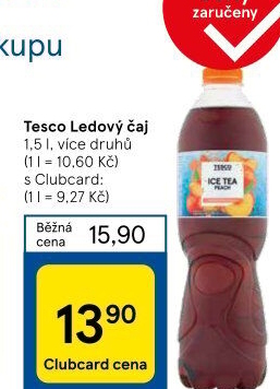 Ledový čaj Tesco
