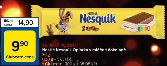 Oplatek Nesquik Nestlé