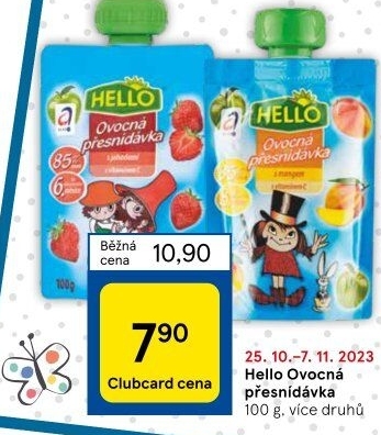 Ovocná kapsička Hello