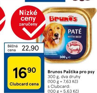 Paštika pro psy Brunos