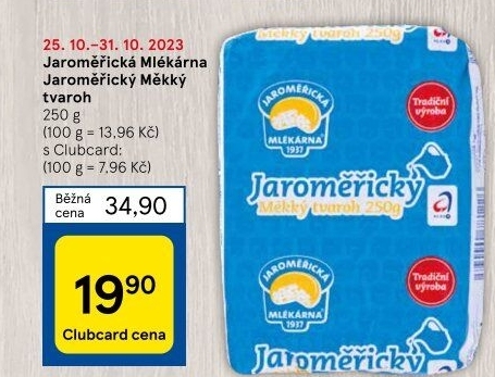 Tvaroh měkký Jaroměřický