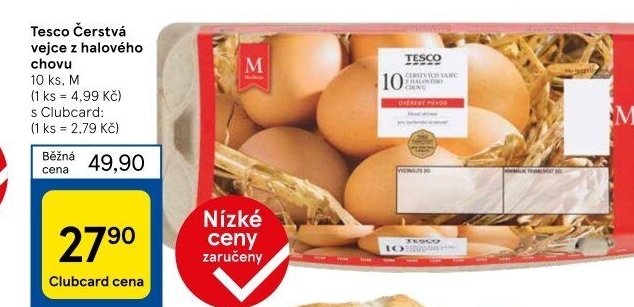 Vejce M Tesco