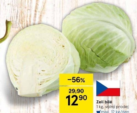 Zelí hlávkové bílé