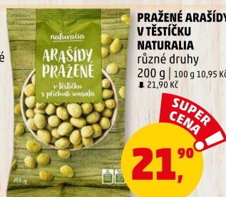Arašídy v těstíčku Naturalia