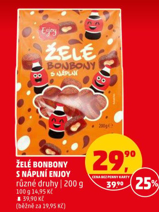 Bonbony želé s náplní Enjoy