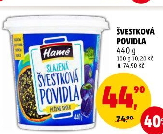 Povidla Hamé