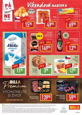 akční leták BILLA 25.10.2023-31.10.2023