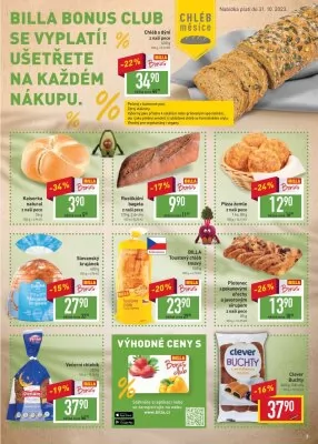akční leták BILLA 25.10.2023-31.10.2023