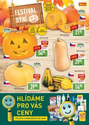 akční leták BILLA 25.10.2023-31.10.2023