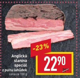 Anglická slanina speciál
