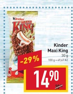 Dezert Maxi King Kinder
