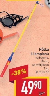 Hůlka k lampionu LED