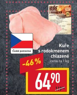 Kuře s rodokmenem Vodňanské kuře