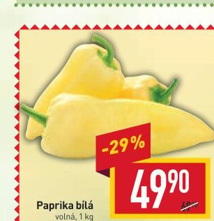 Paprika bílá