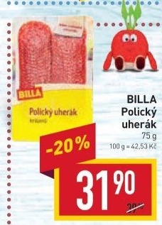 Salám Uherák polický Billa