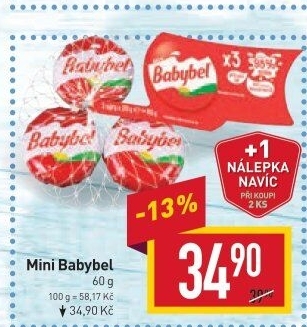 Sýr Mini Babybel Veselá kráva