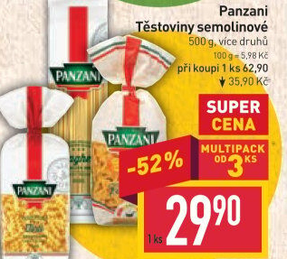 Těstoviny Panzani